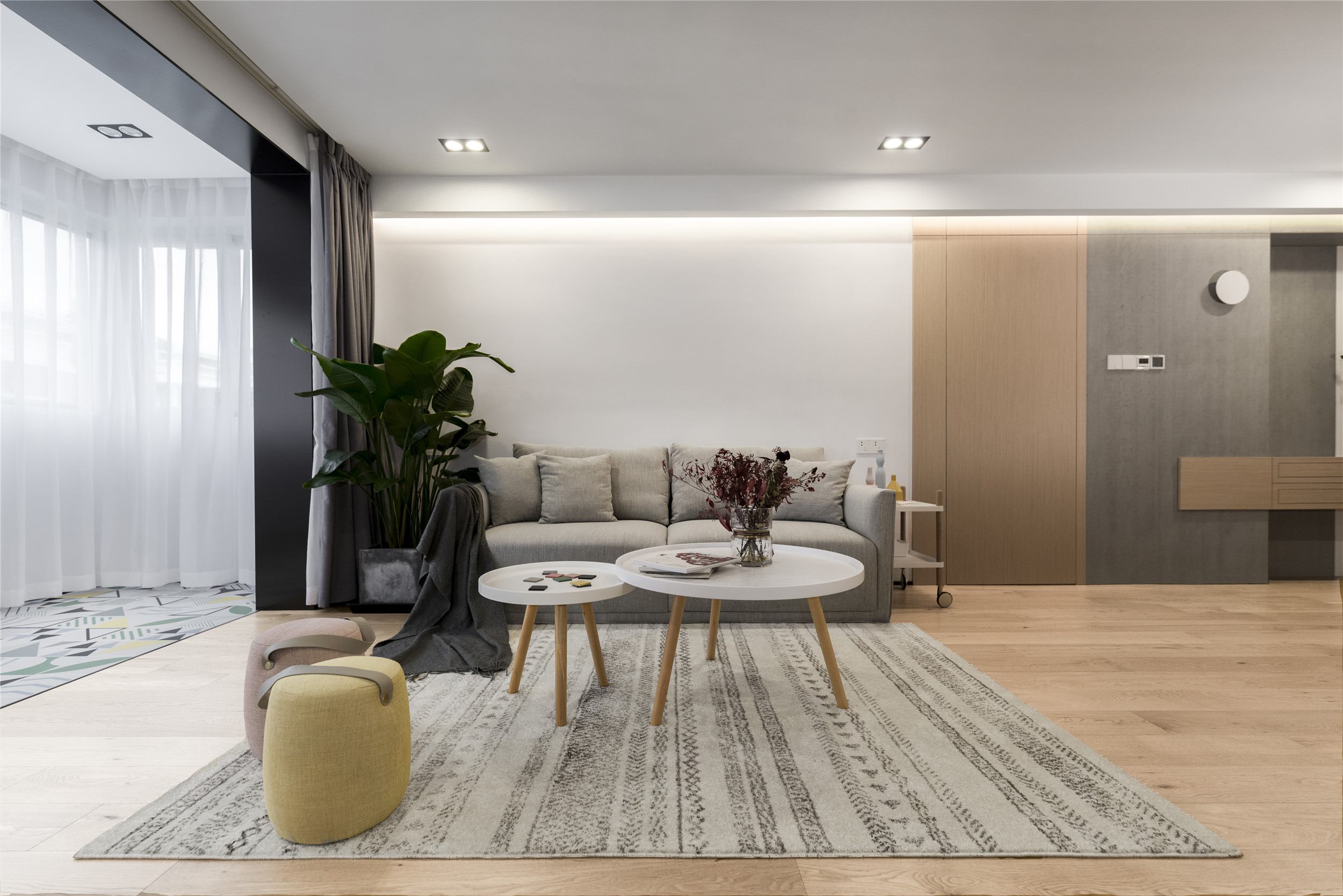 北歐簡約風格室內設計家裝案例-客廳 北歐簡約風格室內設計家裝案例-客廳