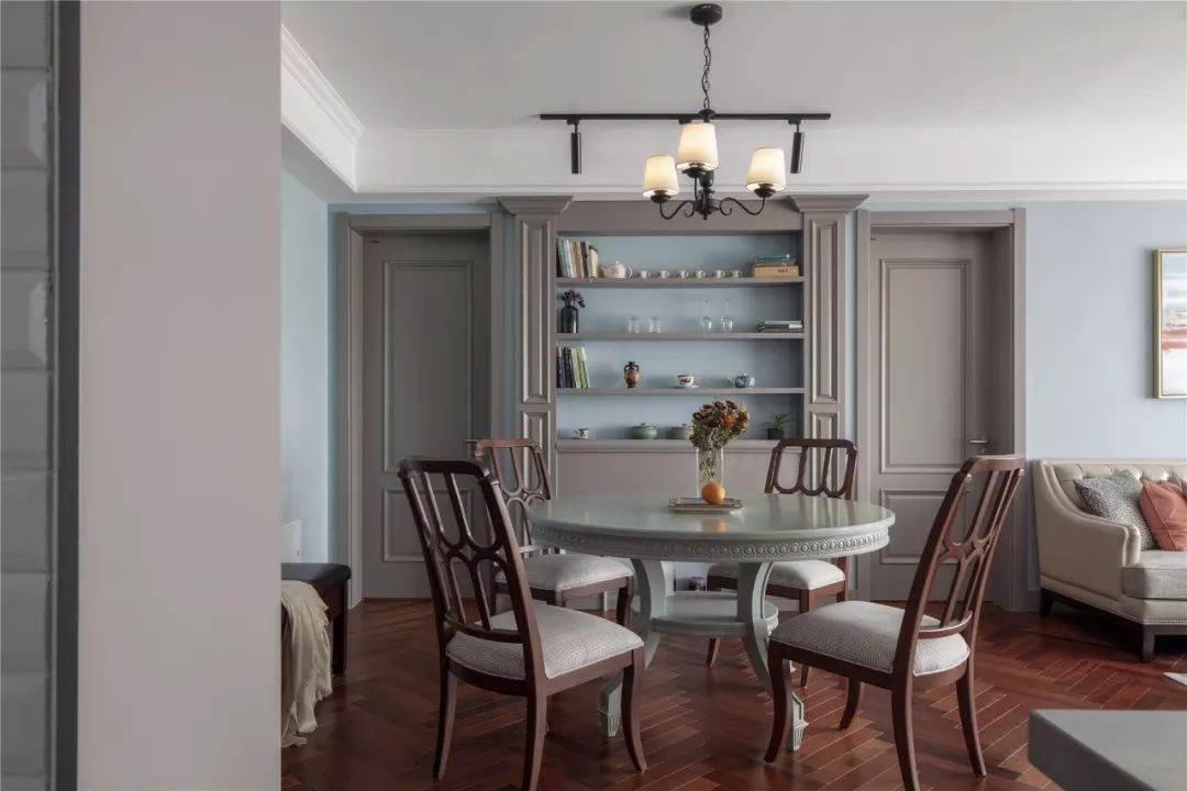 美式復古風格家裝設計室內裝修效果圖-餐廳 美式復古風格家裝設計室內裝修效果圖-餐廳