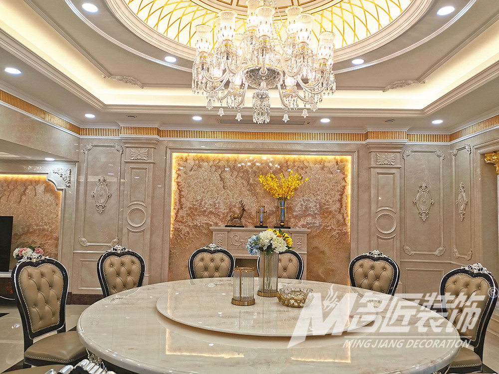 歐式別墅裝修設(shè)計-大理石餐桌 歐式別墅裝修設(shè)計-大理石餐桌