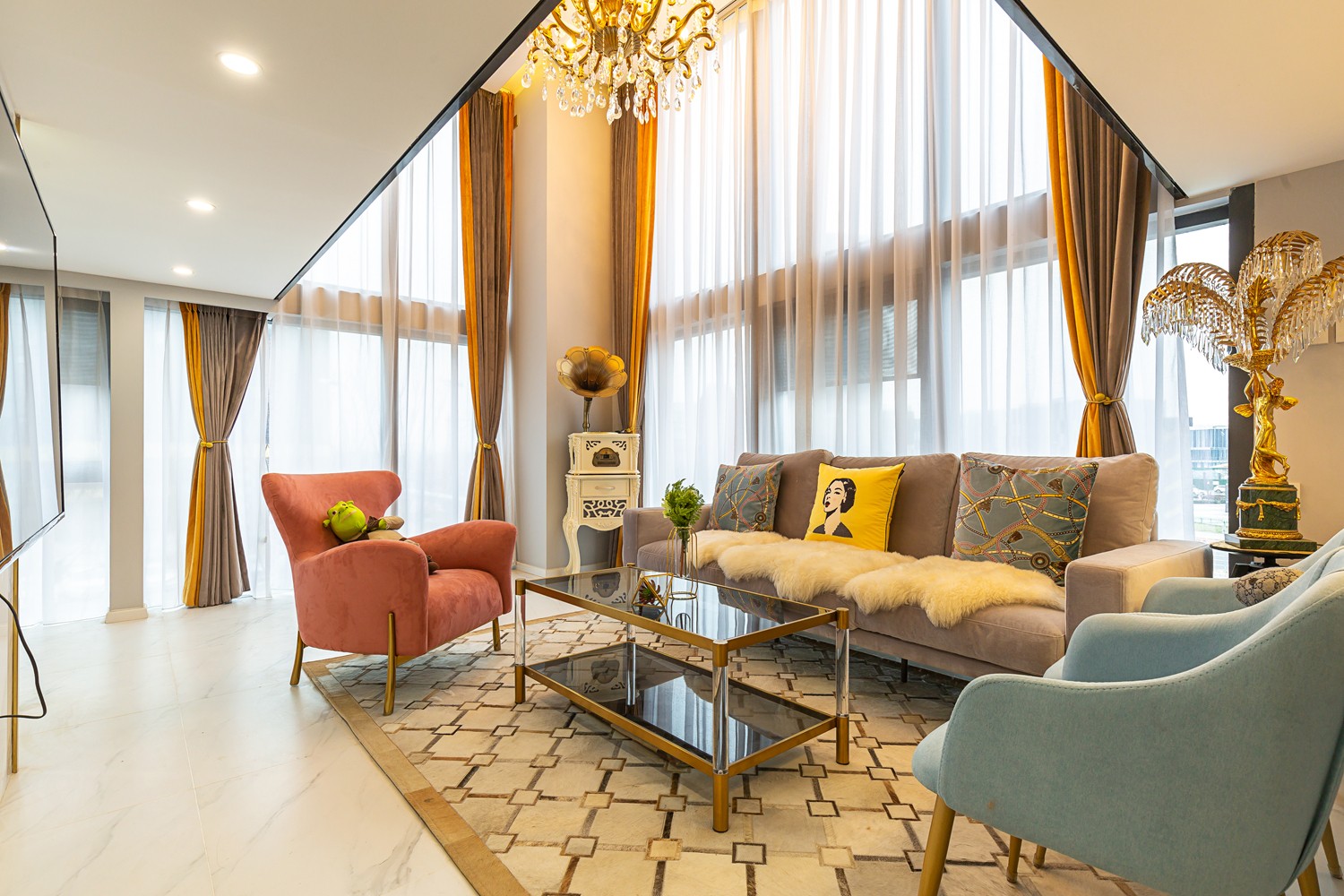 輕奢高級灰風(fēng)格家裝設(shè)計(jì)室內(nèi)裝修效果圖-客廳 輕奢高級灰風(fēng)格家裝設(shè)計(jì)室內(nèi)裝修效果圖-客廳