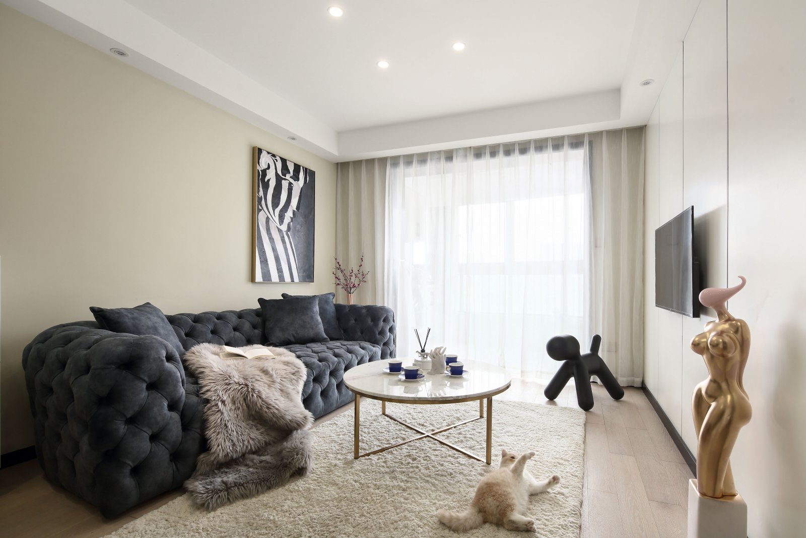 現代簡約風格家裝設計室內裝修效果圖-客廳 現代簡約風格家裝設計室內裝修效果圖-客廳