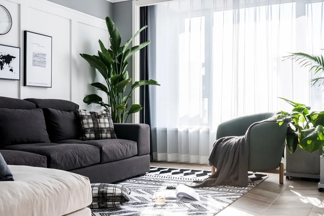 裝修案例北歐風格室內裝修效果圖-客廳沙發 裝修案例北歐風格室內裝修效果圖-客廳沙發