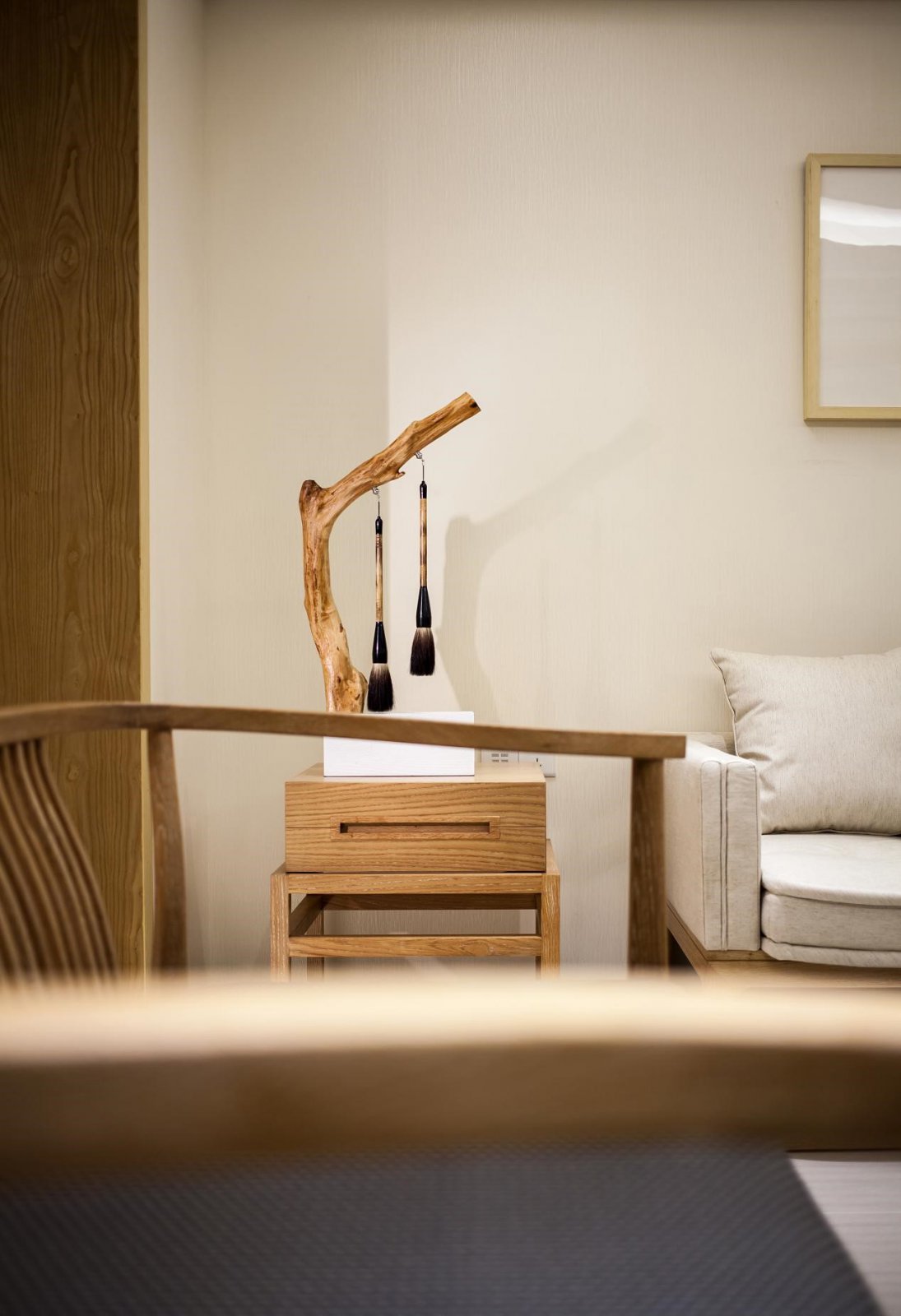 新中式風格家裝設計室內裝修效果圖-沙發茶幾 新中式風格家裝設計室內裝修效果圖-沙發茶幾