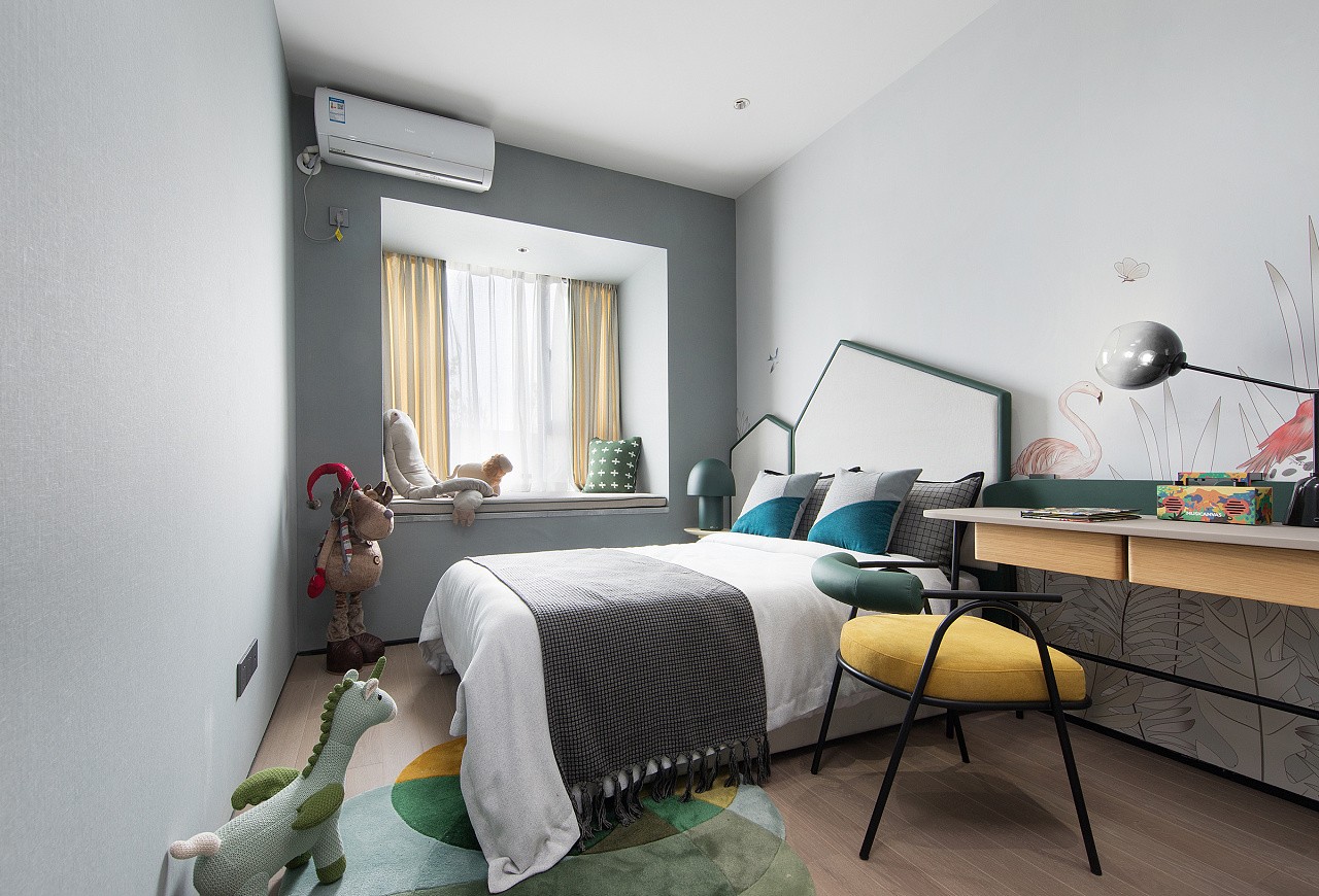 裝修案例現代簡約風格室內裝修效果圖-兒童房 裝修案例現代簡約風格室內裝修效果圖-兒童房