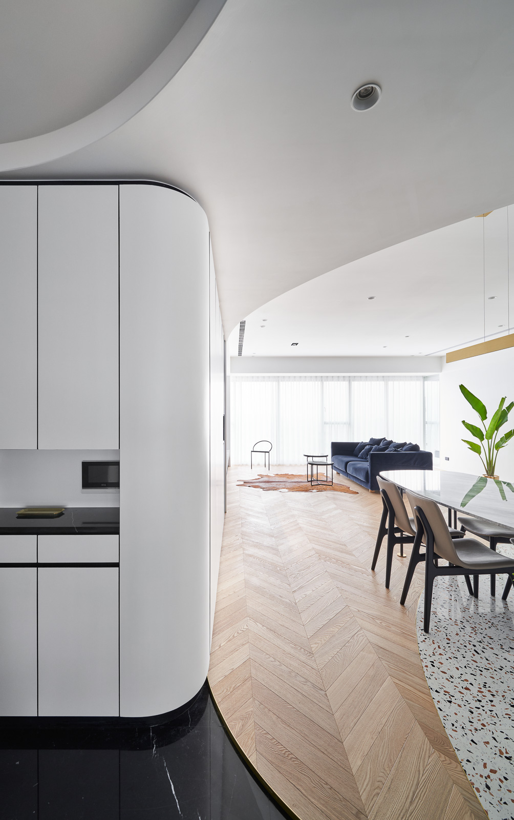 現代極簡純白風格室內家裝案例效果圖-玄關 現代極簡純白風格室內家裝案例效果圖-玄關