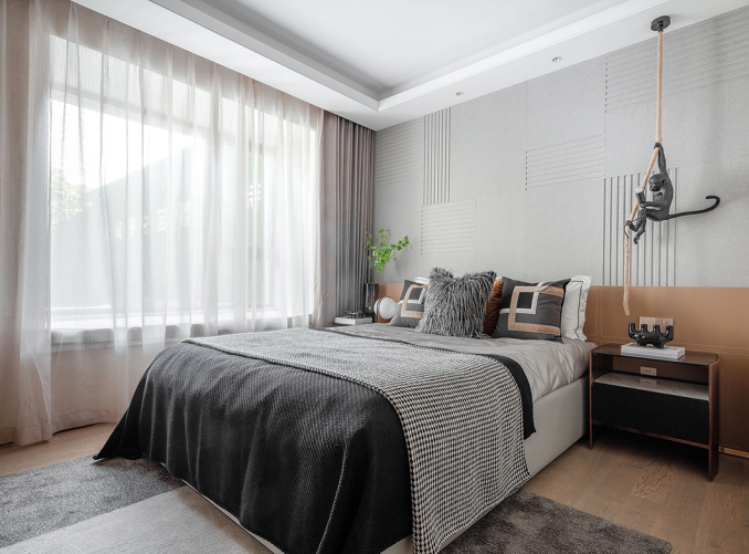 現(xiàn)代簡約風(fēng)格室內(nèi)設(shè)計家裝案例-臥室 現(xiàn)代簡約風(fēng)格室內(nèi)設(shè)計家裝案例-臥室