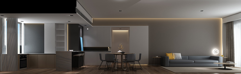 簡約輕奢風格室內裝修設計效果圖-富春山居四居190平米-室內客廳裝修設計 簡約輕奢風格室內裝修設計效果圖-富春山居四居190平米-室內客廳裝修設計