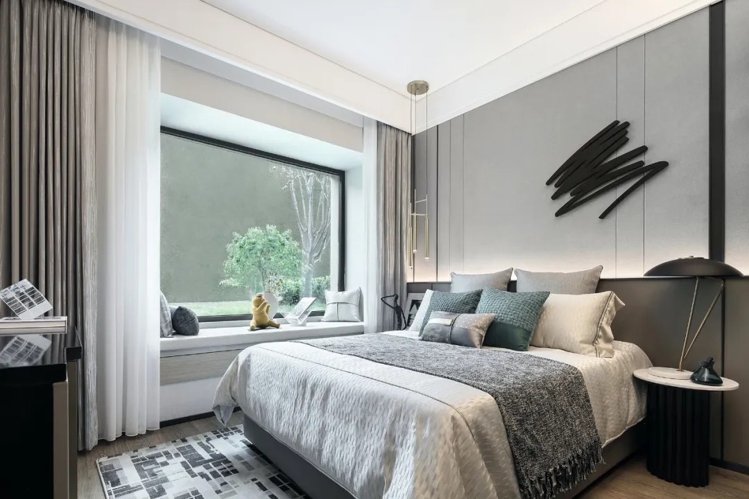 現(xiàn)代輕奢風(fēng)格家裝設(shè)計室內(nèi)裝修效果圖-主臥 現(xiàn)代輕奢風(fēng)格家裝設(shè)計室內(nèi)裝修效果圖-主臥