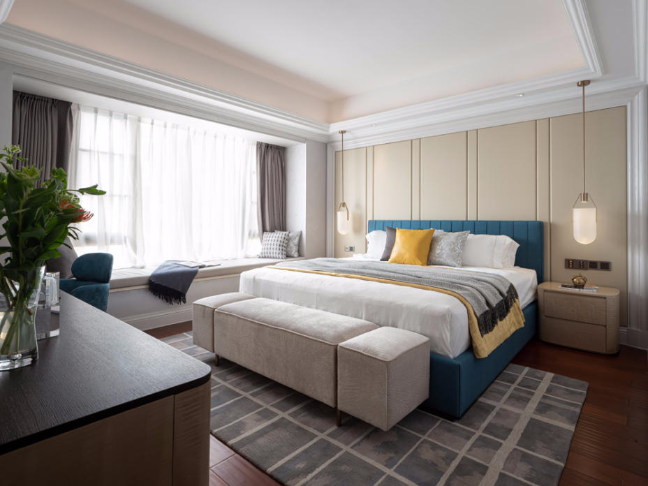 現代簡約風格室內家裝案例效果圖-主臥 現代簡約風格室內家裝案例效果圖-主臥