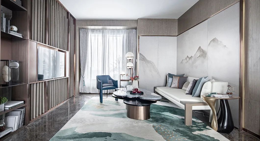 新中式風格家裝設計復式裝修效果圖-休息室 新中式風格家裝設計復式裝修效果圖-休息室