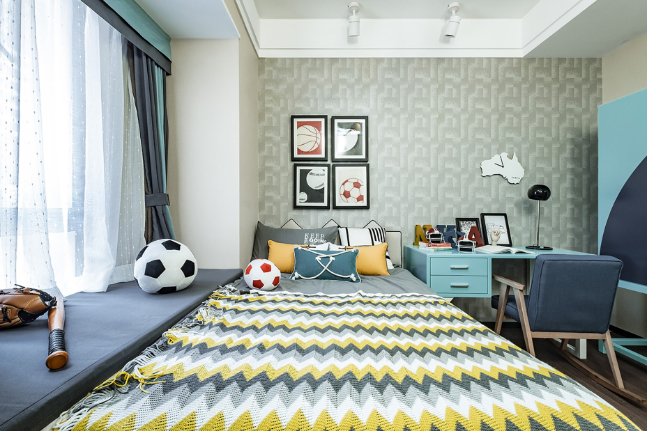 輕奢簡約風(fēng)格室內(nèi)家裝案例效果圖-兒童房 輕奢簡約風(fēng)格室內(nèi)家裝案例效果圖-兒童房