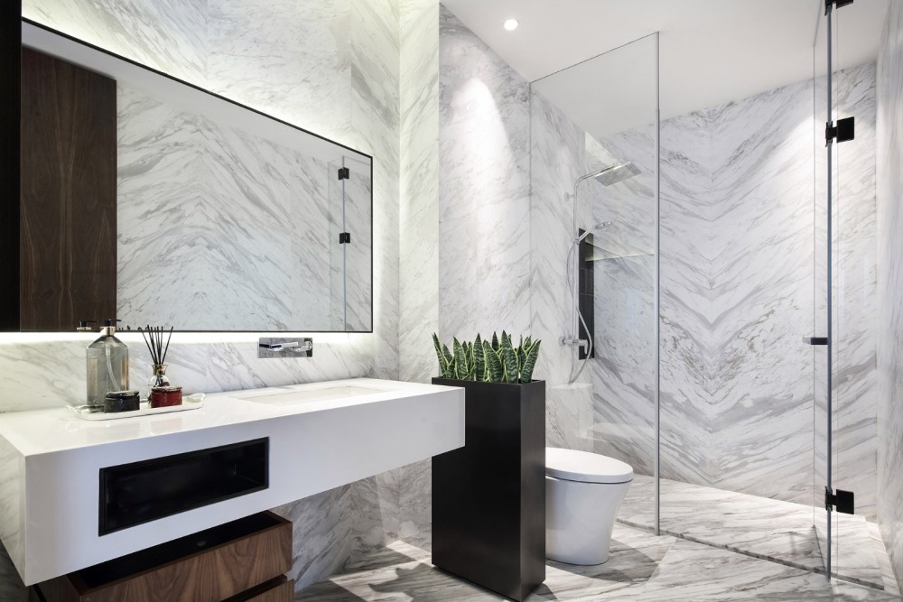 現代簡約風格室內設計家裝案例-衛生間 現代簡約風格室內設計家裝案例-衛生間