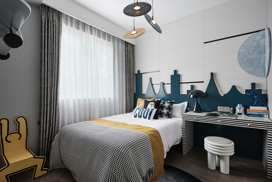 低調奢華輕奢風格室內家裝案例效果圖-兒童房 低調奢華輕奢風格室內家裝案例效果圖-兒童房