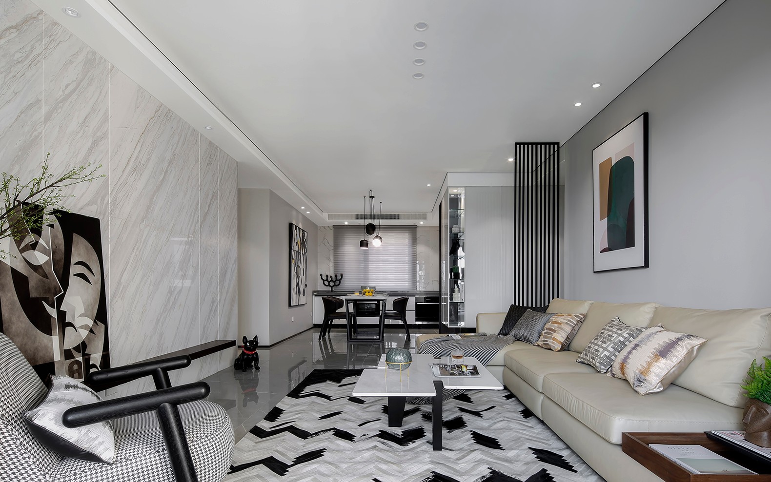 現代簡約風格家裝設計室內裝修效果圖-客餐廳 現代簡約風格家裝設計室內裝修效果圖-客餐廳