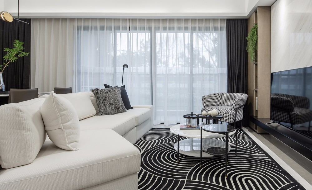 現(xiàn)代簡約風(fēng)格室內(nèi)家裝案例效果圖-客廳 現(xiàn)代簡約風(fēng)格室內(nèi)家裝案例效果圖-客廳