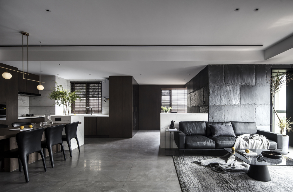 現代簡約風格室內家裝案例效果圖-客餐廳 現代簡約風格室內家裝案例效果圖-客餐廳