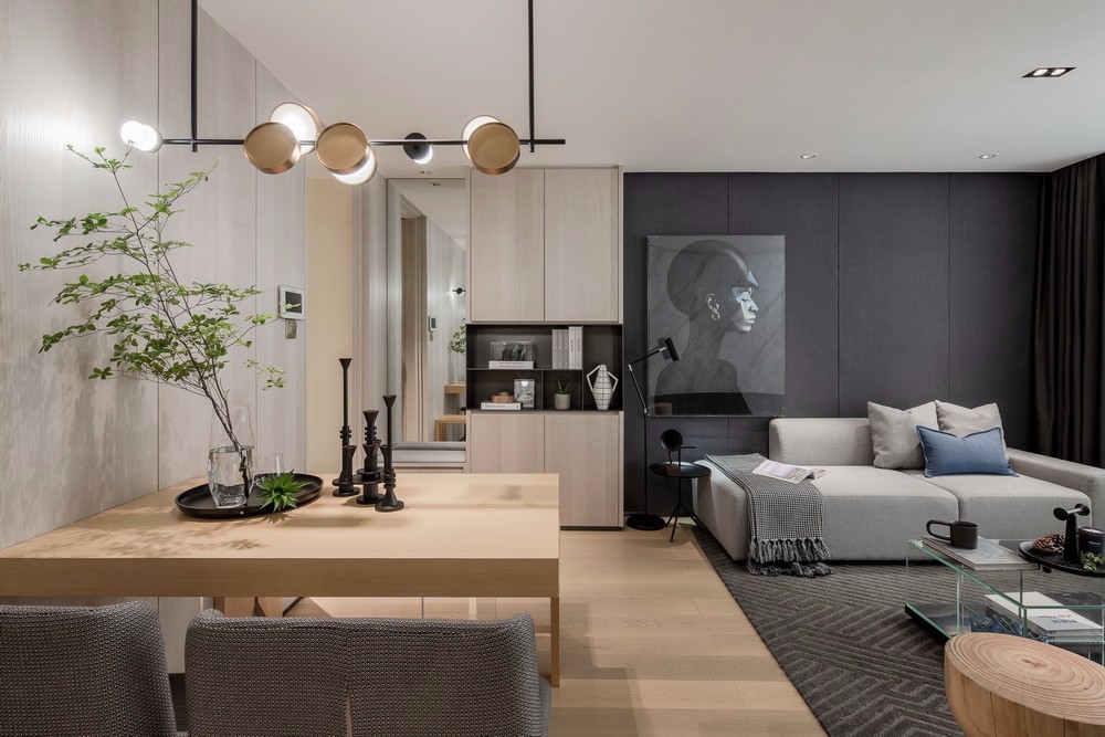 現代簡約風格室內家裝案例效果圖-餐廳 現代簡約風格室內家裝案例效果圖-餐廳