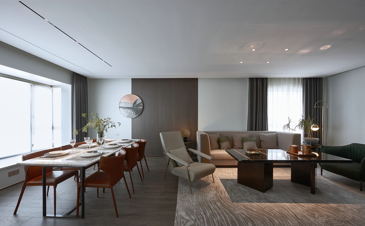 現(xiàn)代簡約風(fēng)格室內(nèi)家裝案例效果圖-客餐廳 現(xiàn)代簡約風(fēng)格室內(nèi)家裝案例效果圖-客餐廳