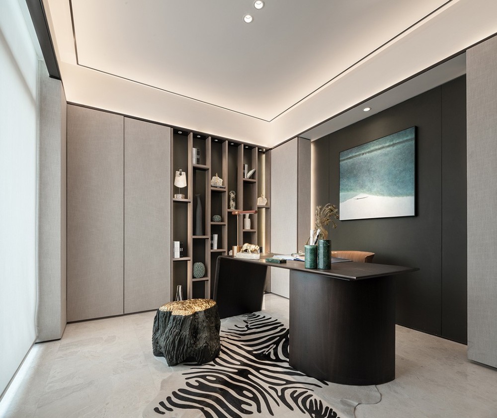 現(xiàn)代簡約風(fēng)格室內(nèi)設(shè)計家裝案例-書房 現(xiàn)代簡約風(fēng)格室內(nèi)設(shè)計家裝案例-書房