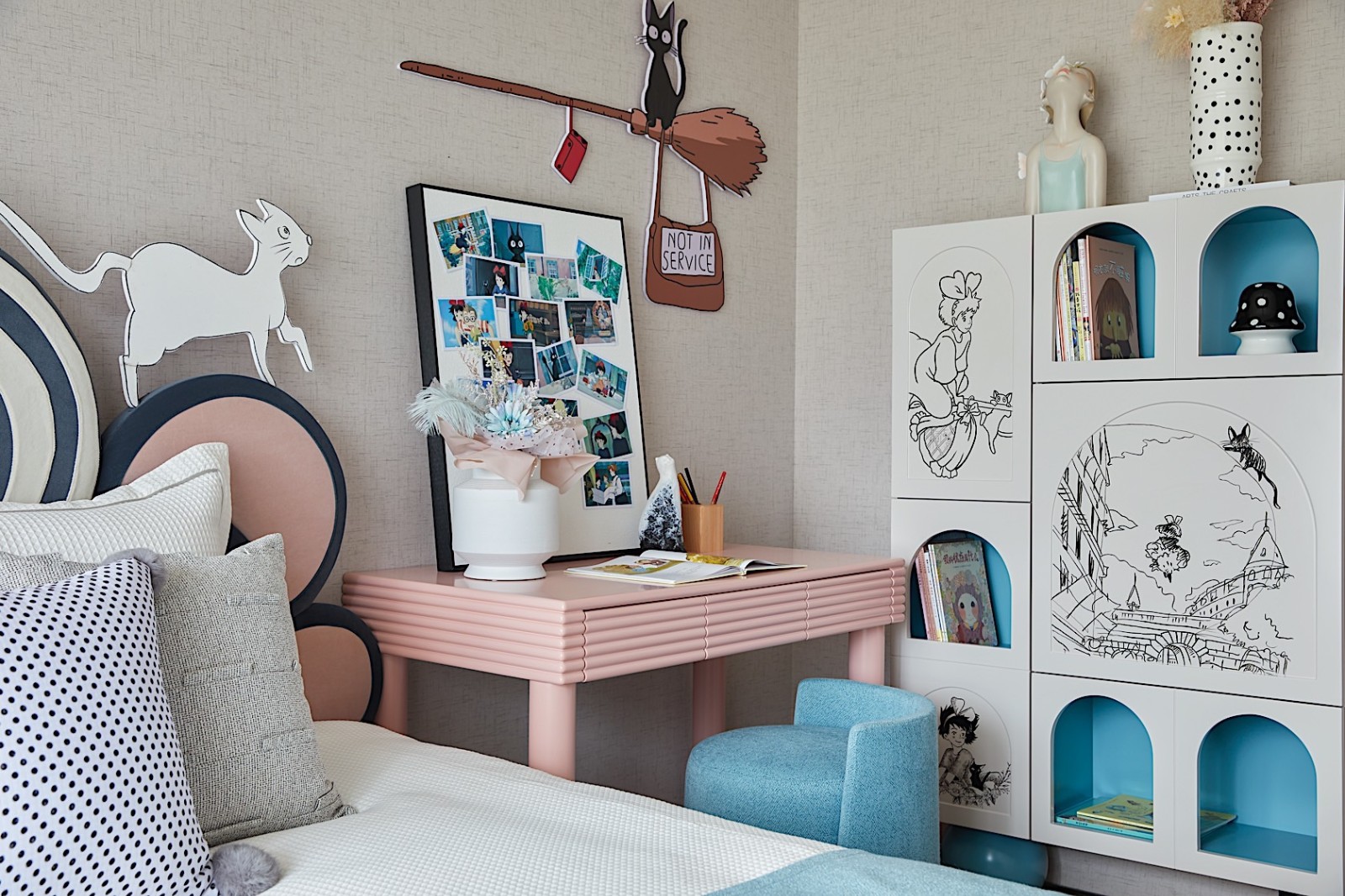 輕奢高雅風格室內設計家裝案例-書桌 輕奢高雅風格室內設計家裝案例-書桌