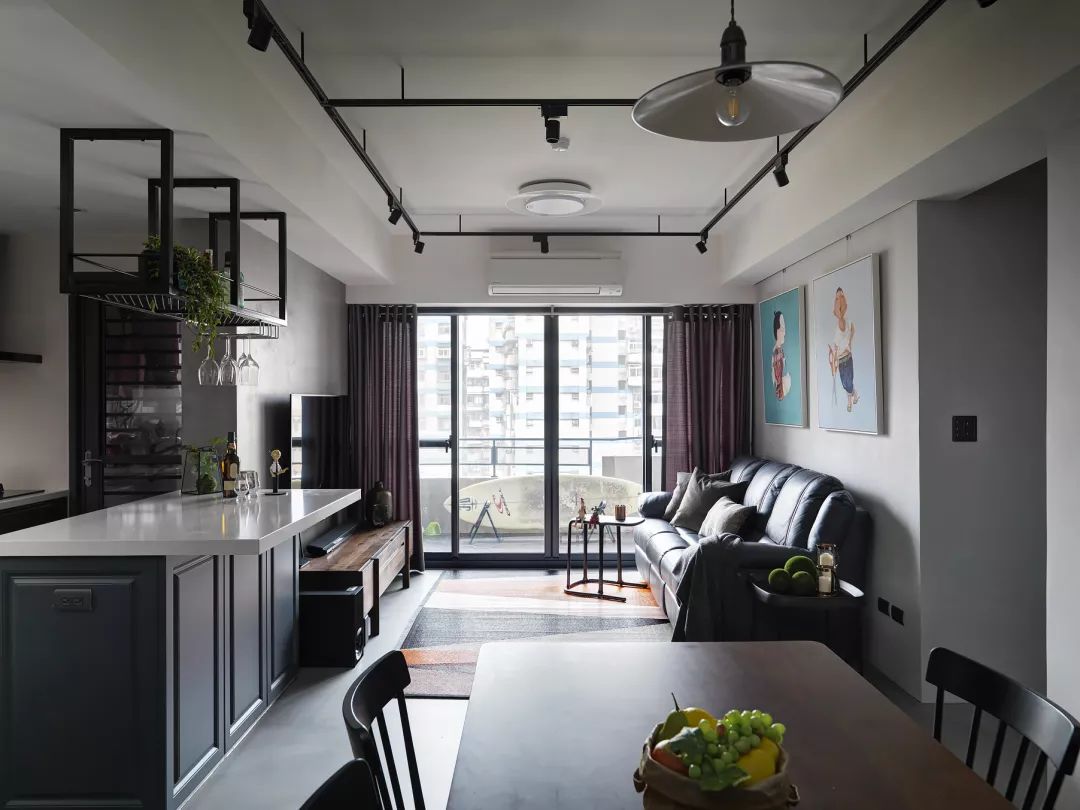 現代工業風風格家裝設計室內裝修效果圖-客餐廳 現代工業風風格家裝設計室內裝修效果圖-客餐廳