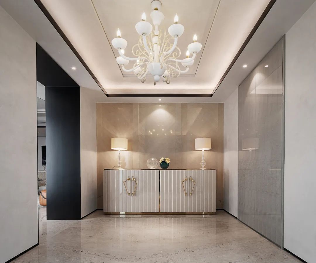 簡歐風格家裝設計別墅裝修效果圖-玄關 簡歐風格家裝設計別墅裝修效果圖-玄關