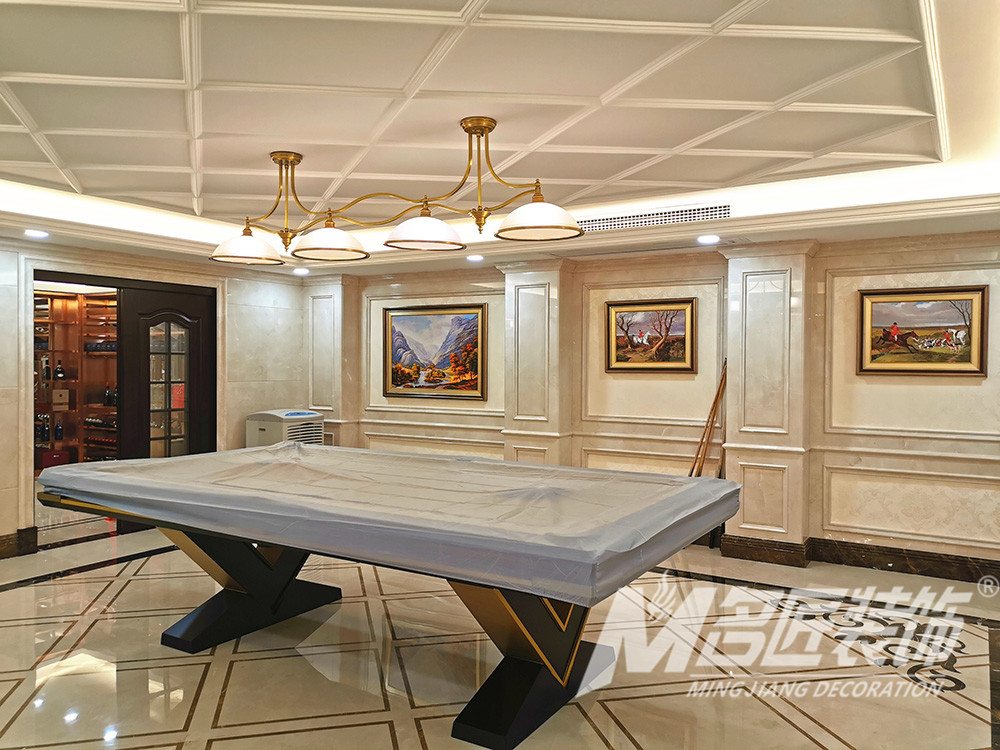 歐式別墅裝修設(shè)計-臺球室 歐式別墅裝修設(shè)計-臺球室