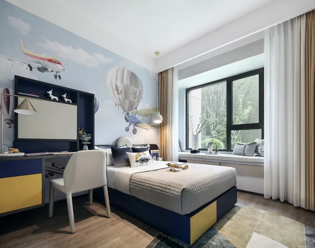 現(xiàn)代輕奢風(fēng)格家裝設(shè)計室內(nèi)裝修效果圖-兒童房 現(xiàn)代輕奢風(fēng)格家裝設(shè)計室內(nèi)裝修效果圖-兒童房