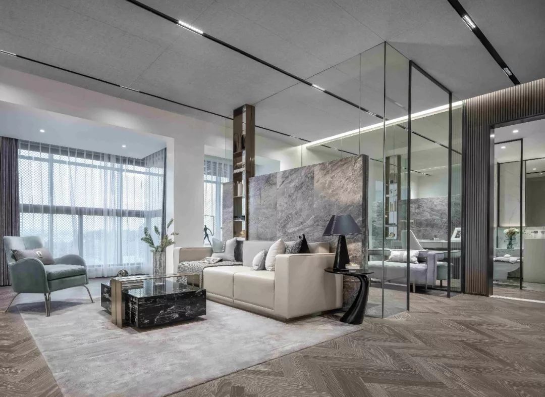 現(xiàn)代輕奢風格室內(nèi)設計家裝案例-客廳 現(xiàn)代輕奢風格室內(nèi)設計家裝案例-客廳