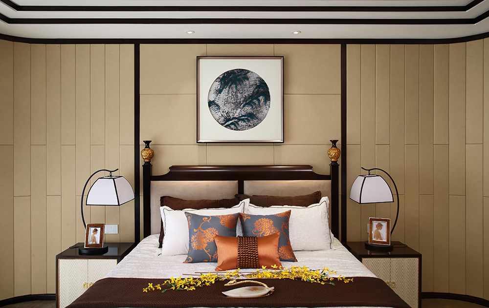 新中式風(fēng)格別墅裝修設(shè)計效果圖-碧桂園海景苑別墅568平米-別墅裝修設(shè)計次臥 新中式風(fēng)格別墅裝修設(shè)計效果圖-碧桂園海景苑別墅568平米-別墅裝修設(shè)計次臥