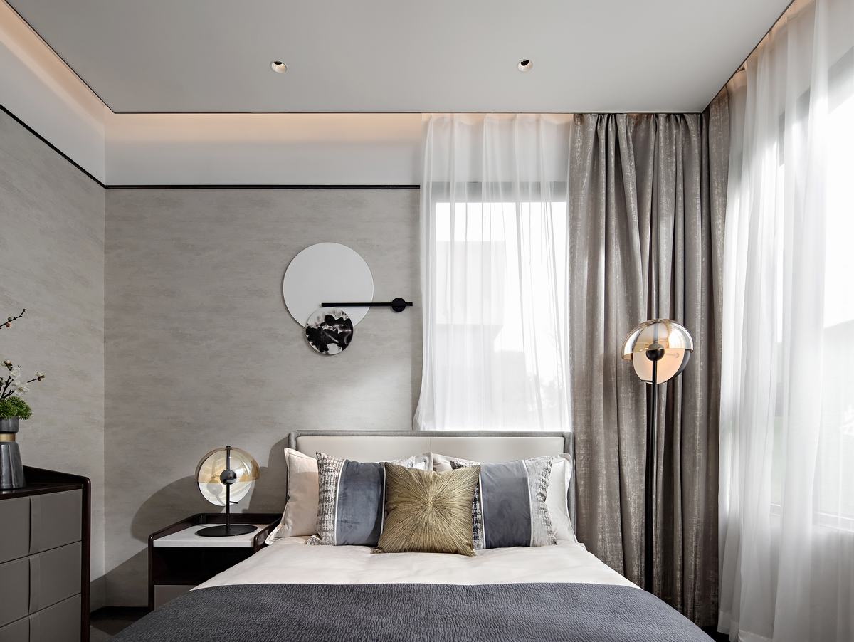 新中式風格室內設計家裝案例-次臥 新中式風格室內設計家裝案例-次臥