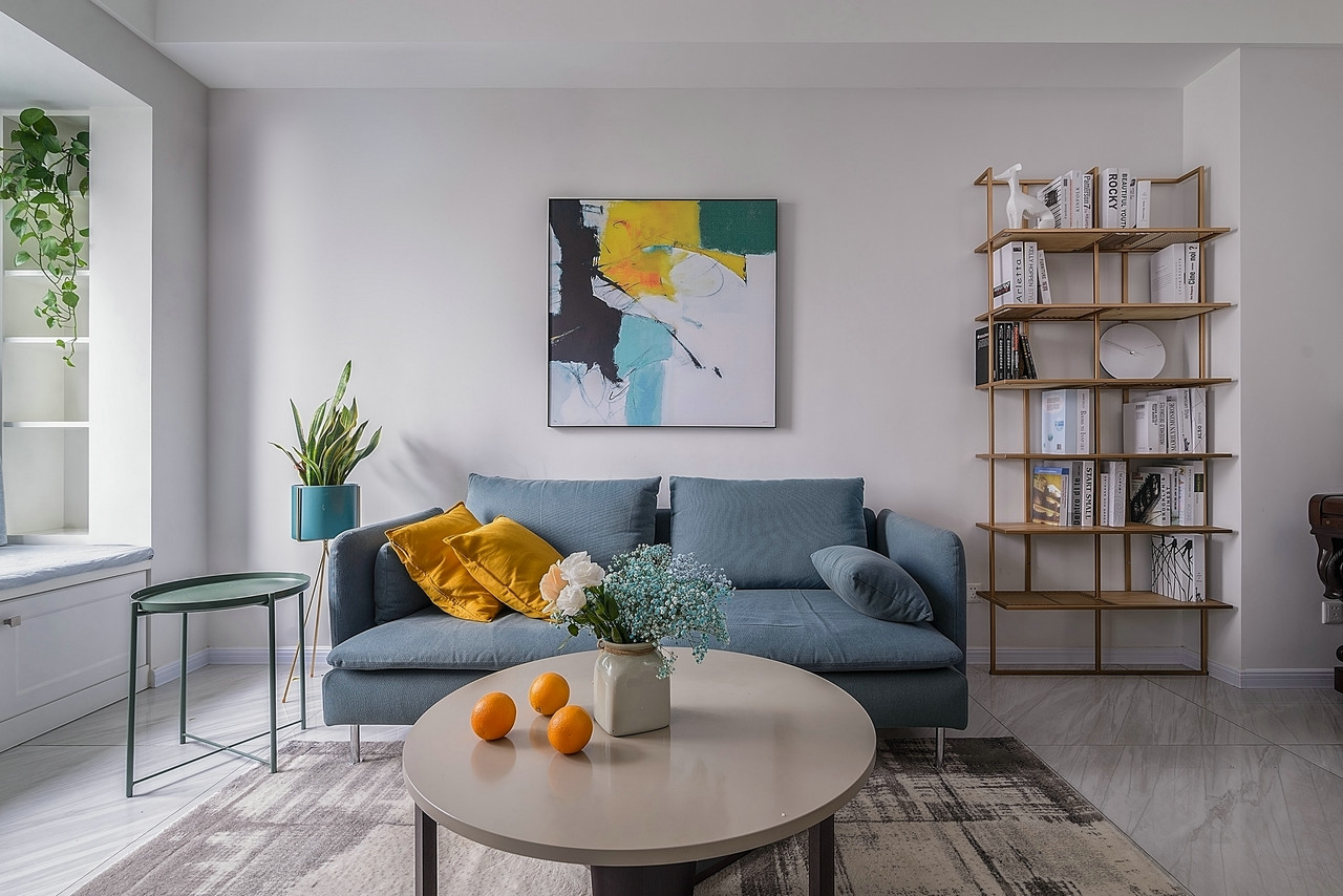 北歐清新風格家裝設計復式裝修效果圖-客廳 北歐清新風格家裝設計復式裝修效果圖-客廳