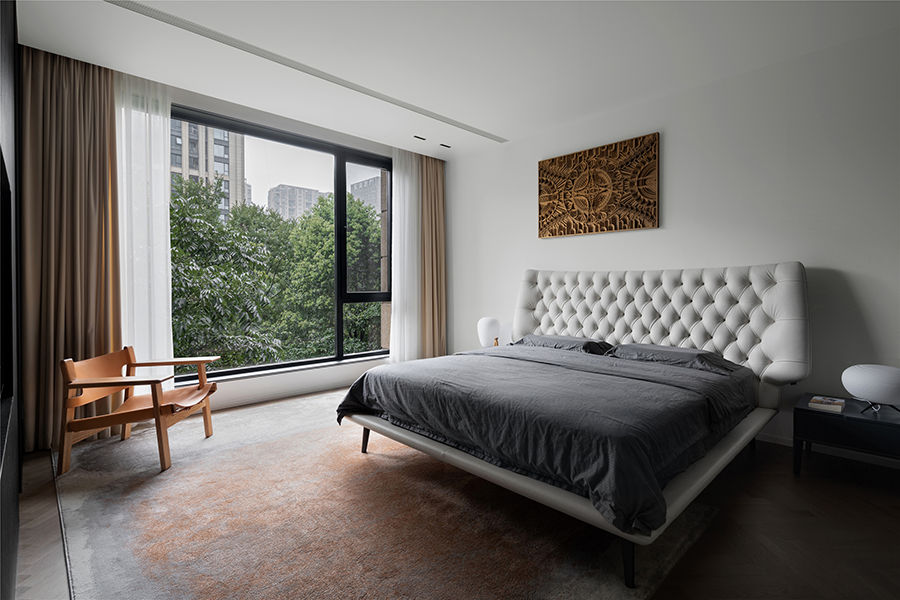 現代極簡風格室內家裝案例效果圖-臥室 現代極簡風格室內家裝案例效果圖-臥室