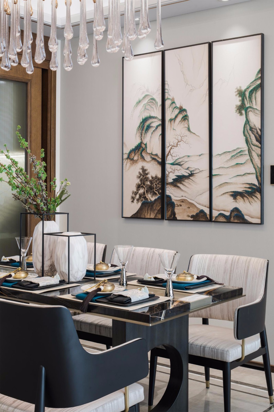 新中式風格室內設計家裝案例-餐廳 新中式風格室內設計家裝案例-餐廳