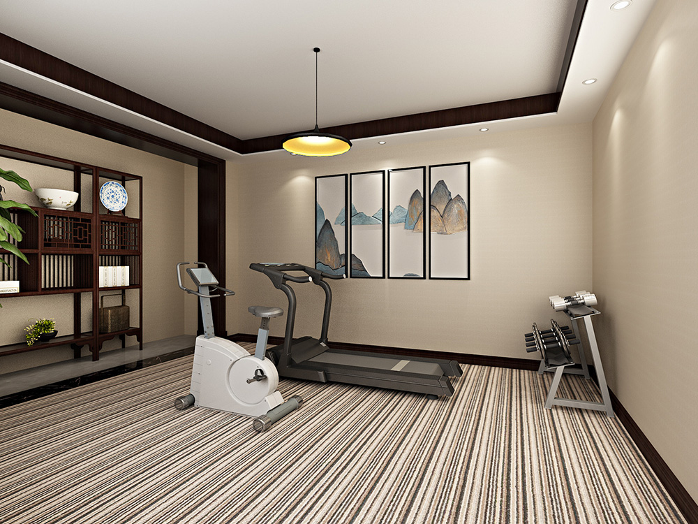 美式輕奢風(fēng)格室內(nèi)裝修設(shè)計(jì)效果圖-恒大濱江左岸四居133平米-室內(nèi)健身室裝修設(shè)計(jì) 美式輕奢風(fēng)格室內(nèi)裝修設(shè)計(jì)效果圖-恒大濱江左岸四居133平米-室內(nèi)健身室裝修設(shè)計(jì)