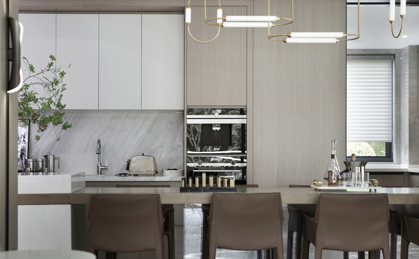 裝修案例現(xiàn)代輕奢風(fēng)格室內(nèi)裝修效果圖-餐廳 裝修案例現(xiàn)代輕奢風(fēng)格室內(nèi)裝修效果圖-餐廳