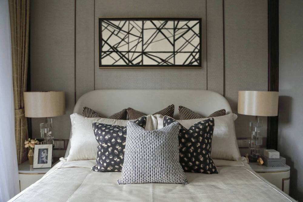 歐式英倫風格室內設計家裝案例-臥室 歐式英倫風格室內設計家裝案例-臥室