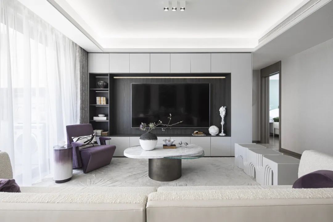 現代簡約風格室內設計家裝案例-客廳電視背景墻 現代簡約風格室內設計家裝案例-客廳電視背景墻