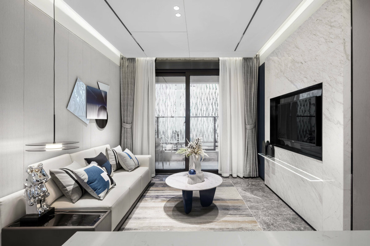 現代摩登風格室內設計家裝案例-客廳 現代摩登風格室內設計家裝案例-客廳