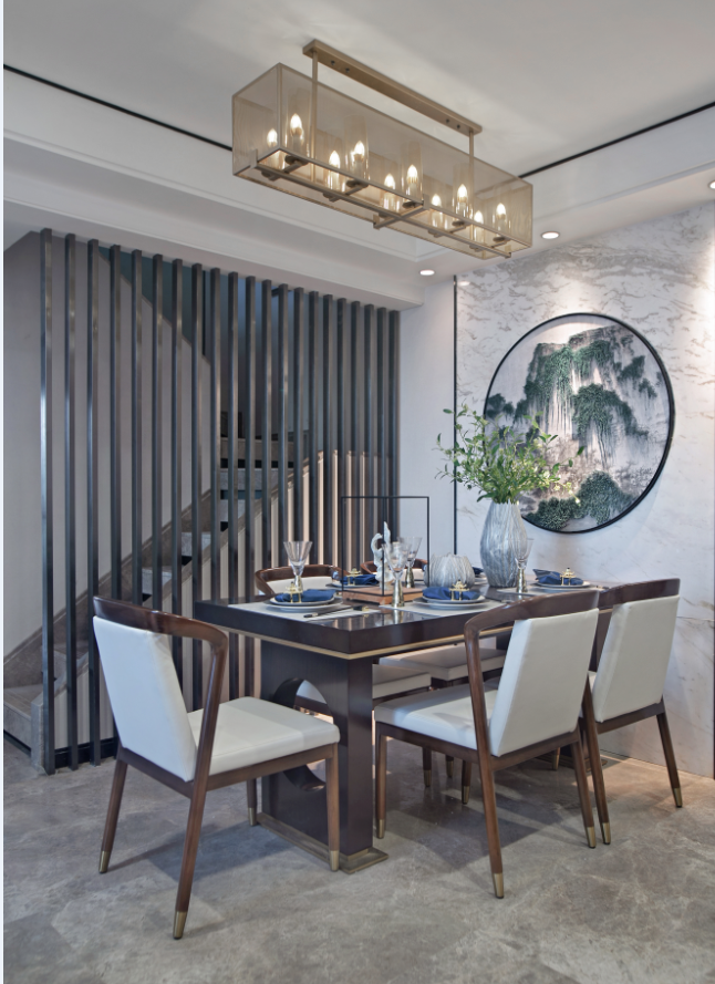 裝修案例新中式風格室內裝修效果圖-餐廳 裝修案例新中式風格室內裝修效果圖-餐廳