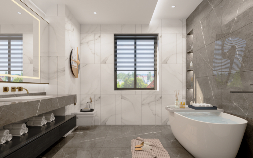 現(xiàn)代輕奢風(fēng)格家裝設(shè)計(jì)室內(nèi)裝修效果圖-衛(wèi)生間 現(xiàn)代輕奢風(fēng)格家裝設(shè)計(jì)室內(nèi)裝修效果圖-衛(wèi)生間