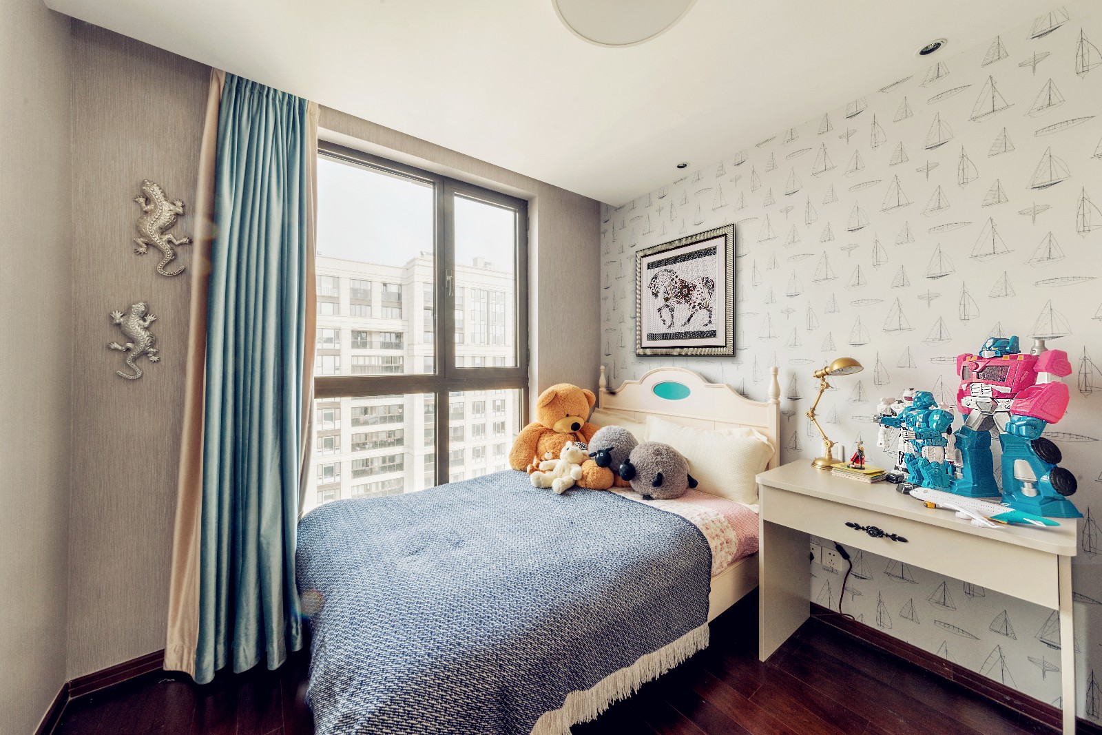 美式田園風(fēng)格家裝設(shè)計(jì)室內(nèi)裝修效果圖-次臥 美式田園風(fēng)格家裝設(shè)計(jì)室內(nèi)裝修效果圖-次臥