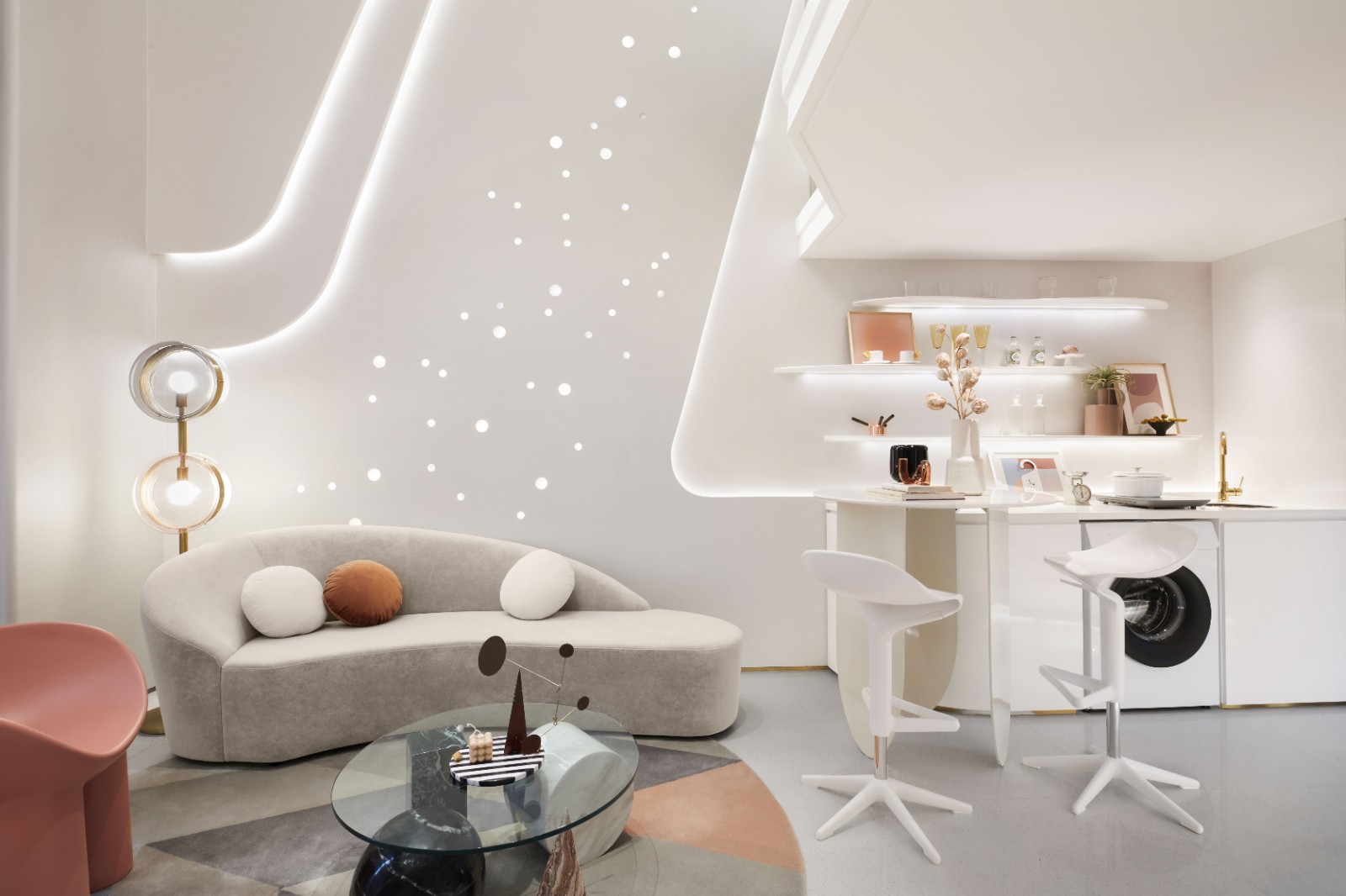 現代輕奢風格公寓室內設計家裝案例-休閑區 現代輕奢風格公寓室內設計家裝案例-休閑區