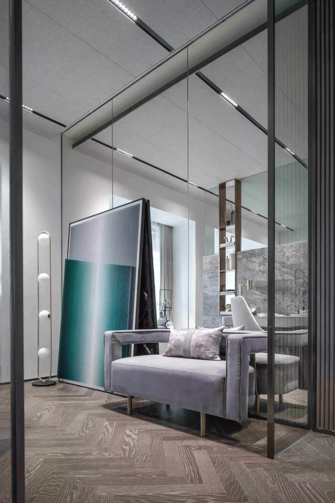 現(xiàn)代輕奢風格室內(nèi)設計家裝案例-臥室 現(xiàn)代輕奢風格室內(nèi)設計家裝案例-臥室