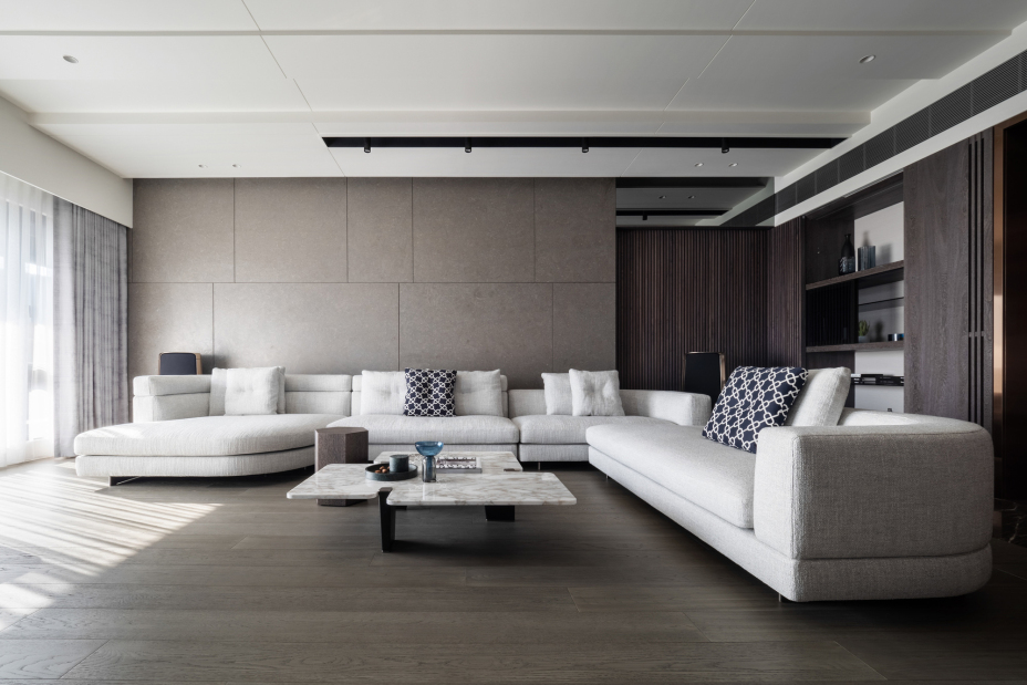 現代簡約風格室內家裝案例效果圖-客廳 現代簡約風格室內家裝案例效果圖-客廳