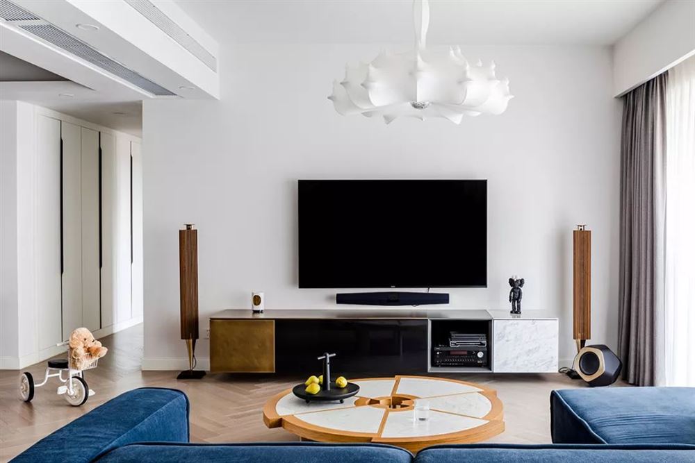 汕頭市譽海岸雅園現代簡約風格三居室裝修案例