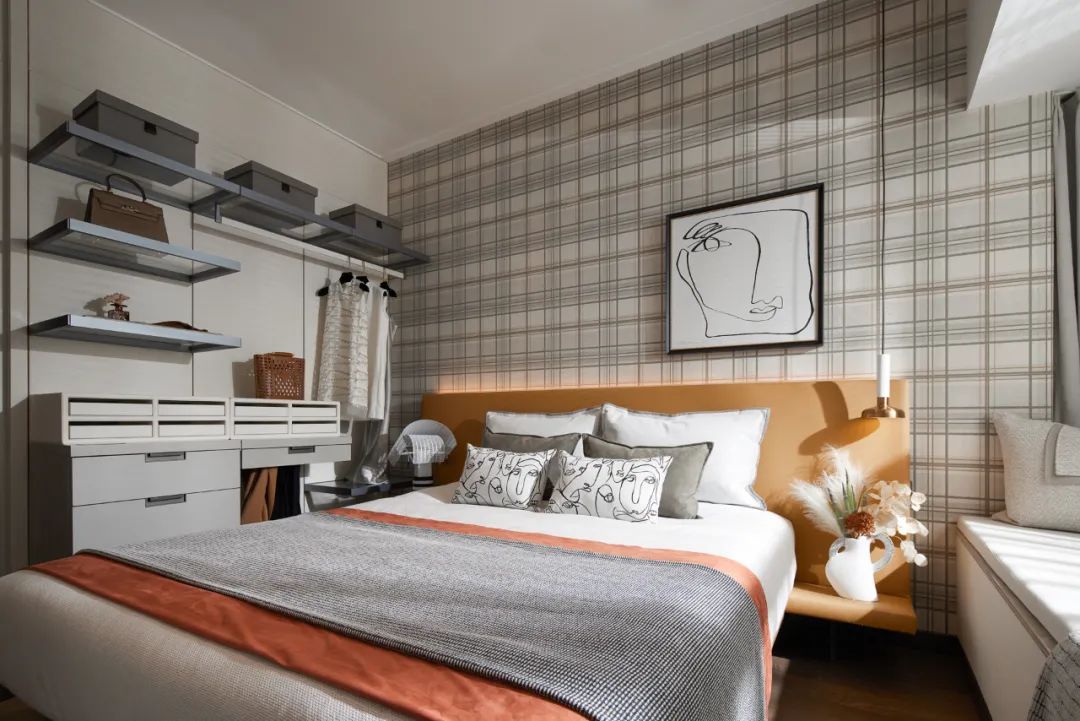 現代輕奢風格室內設計家裝案例-臥室 現代輕奢風格室內設計家裝案例-臥室