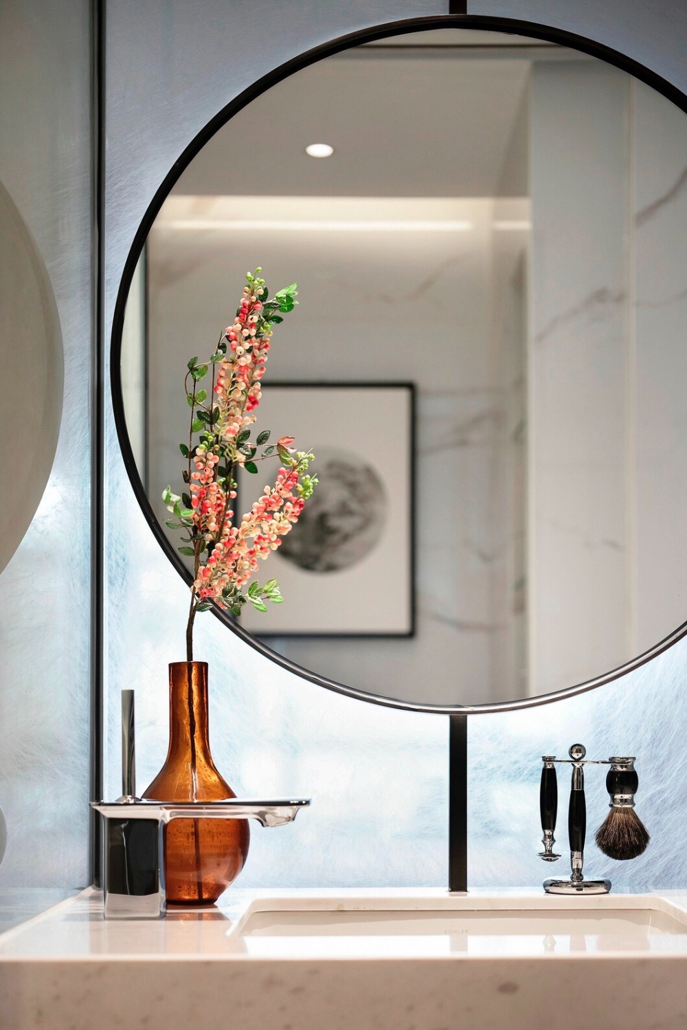 新中式風(fēng)格室內(nèi)設(shè)計(jì)家裝案例-衛(wèi)生間 新中式風(fēng)格室內(nèi)設(shè)計(jì)家裝案例-衛(wèi)生間