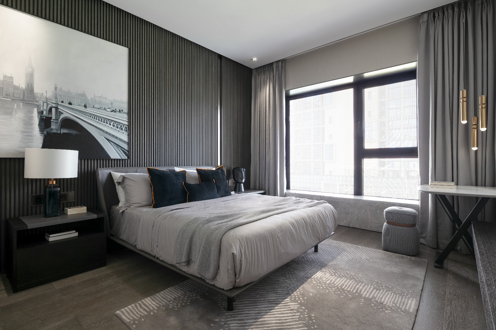 裝修公司輕奢風(fēng)格室內(nèi)裝修效果圖-主臥 裝修公司輕奢風(fēng)格室內(nèi)裝修效果圖-主臥