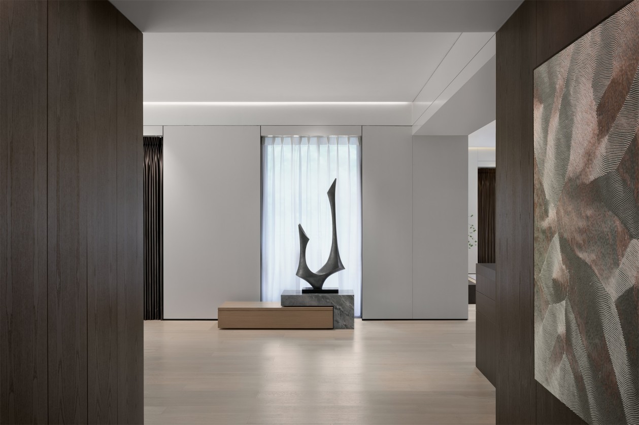 現代簡約風格別墅室內設計家裝案例-玄關 現代簡約風格別墅室內設計家裝案例-玄關